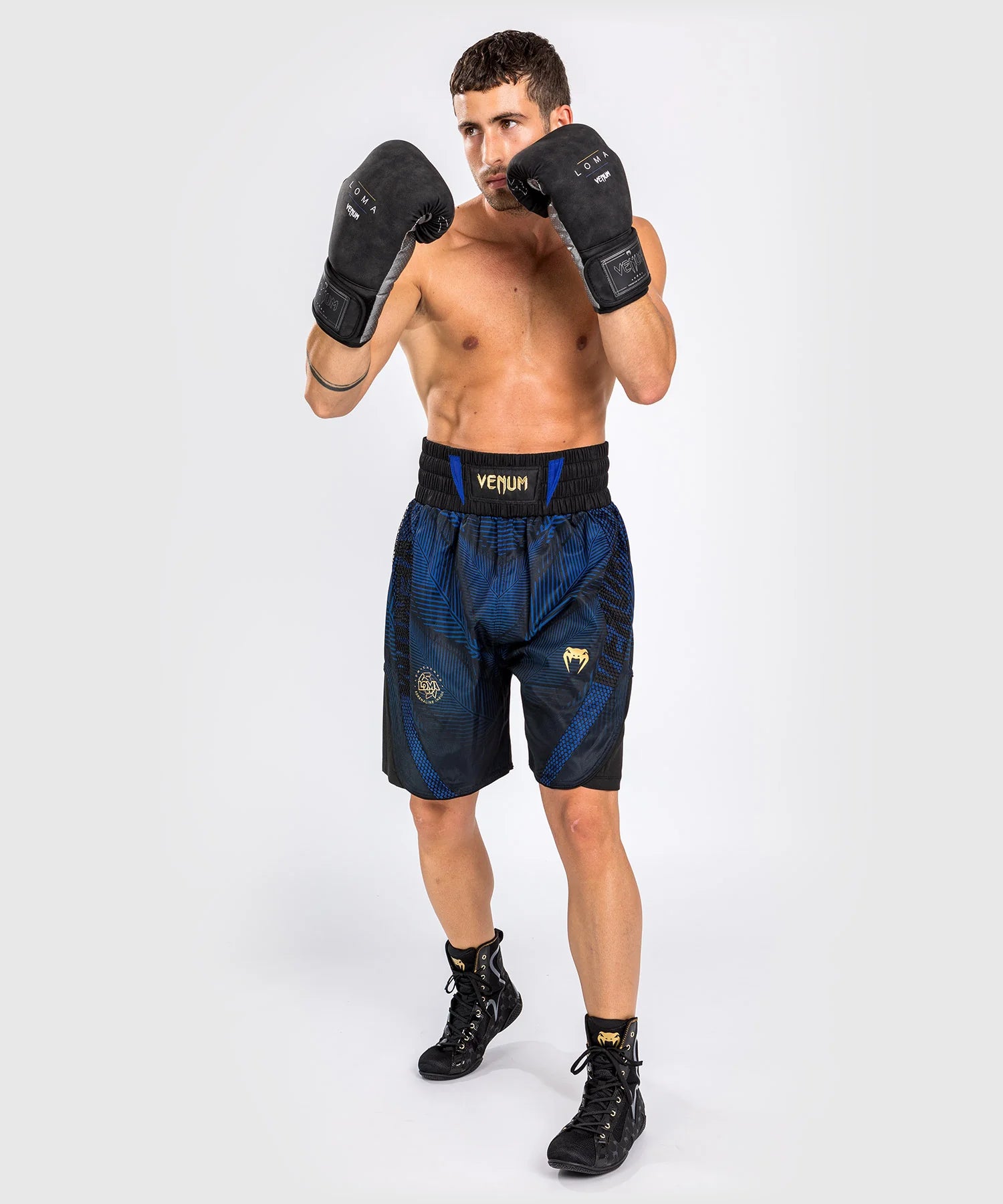 Venum Phantom Loma Boxing Short Nero-Blu